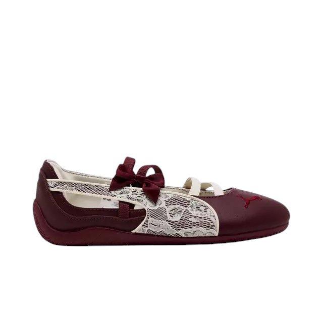 PUMA Speedcat Ballerina Lace "Ruby Shimmer" Women's Shoe - BURGUNDY